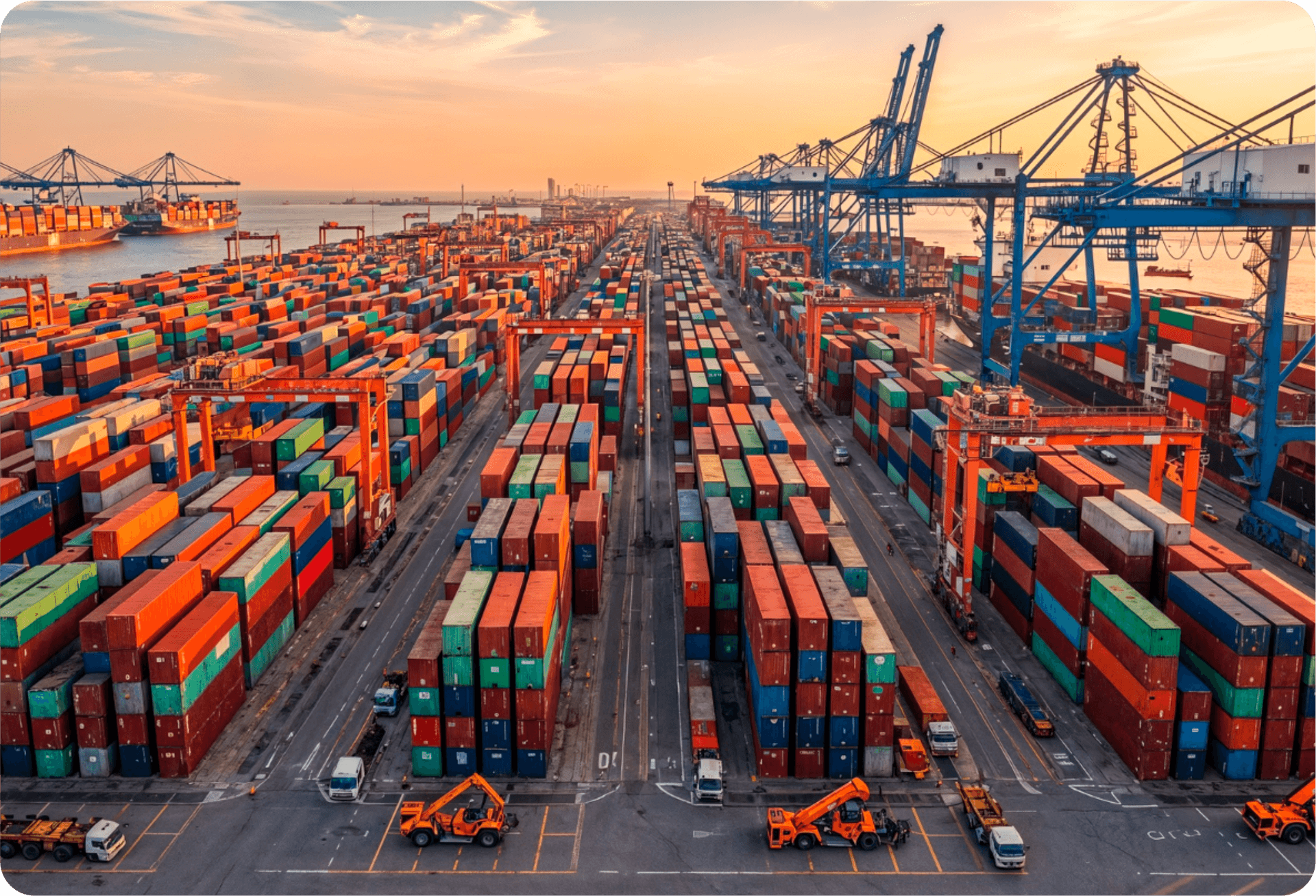 Customs broker coordinating shipment processing with government agencies